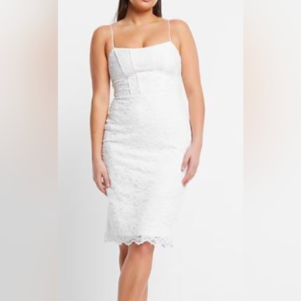 Lovely Lace Corset Sheath Dress
